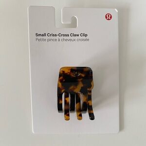 BRAND NEW Lululemon Small Criss Cross Claw Clip